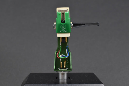 Audio-Technica Audio Technica D-7 Green Headshell with AT10d AT-10d MM Cartridge – phono cartridge or stylus – high-fidelity audio component for vinyl enthusiasts