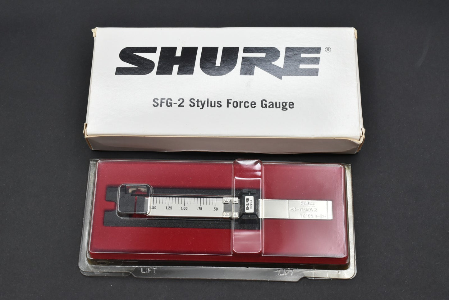 Shure NOS! SHURE SFG-2 Stylus Forse Gauge – phono cartridge or stylus – high-fidelity audio component for vinyl enthusiasts