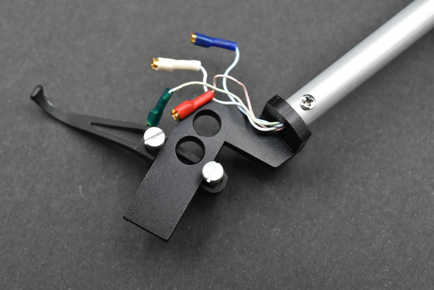 Audio Technica AT-1100 Straight Tonearm with ASP-1 - Pure Silver lead wire.