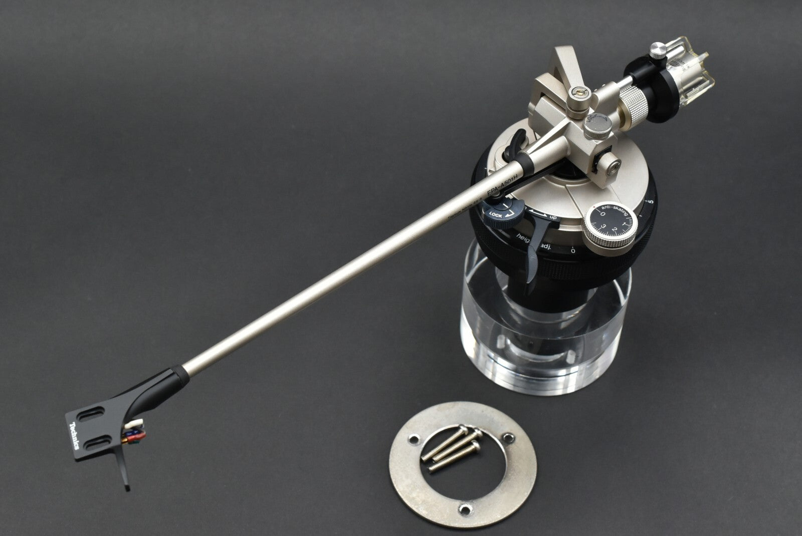 Technics Technics EPA-500 with EPA-A501H Straight Tonearm – precision tonearm – high-end arm for vintage turntables
