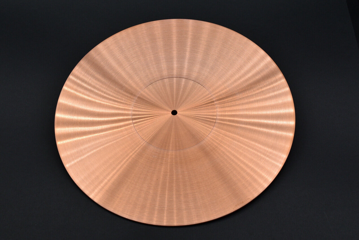 Micro Seiki **it has a small warp** MICRO CU-180 Copper Turntable Mat Sheet / MICRO SEIKI – rubber turntable mat or platter sheet – anti-resonance accessory for HiFi record players