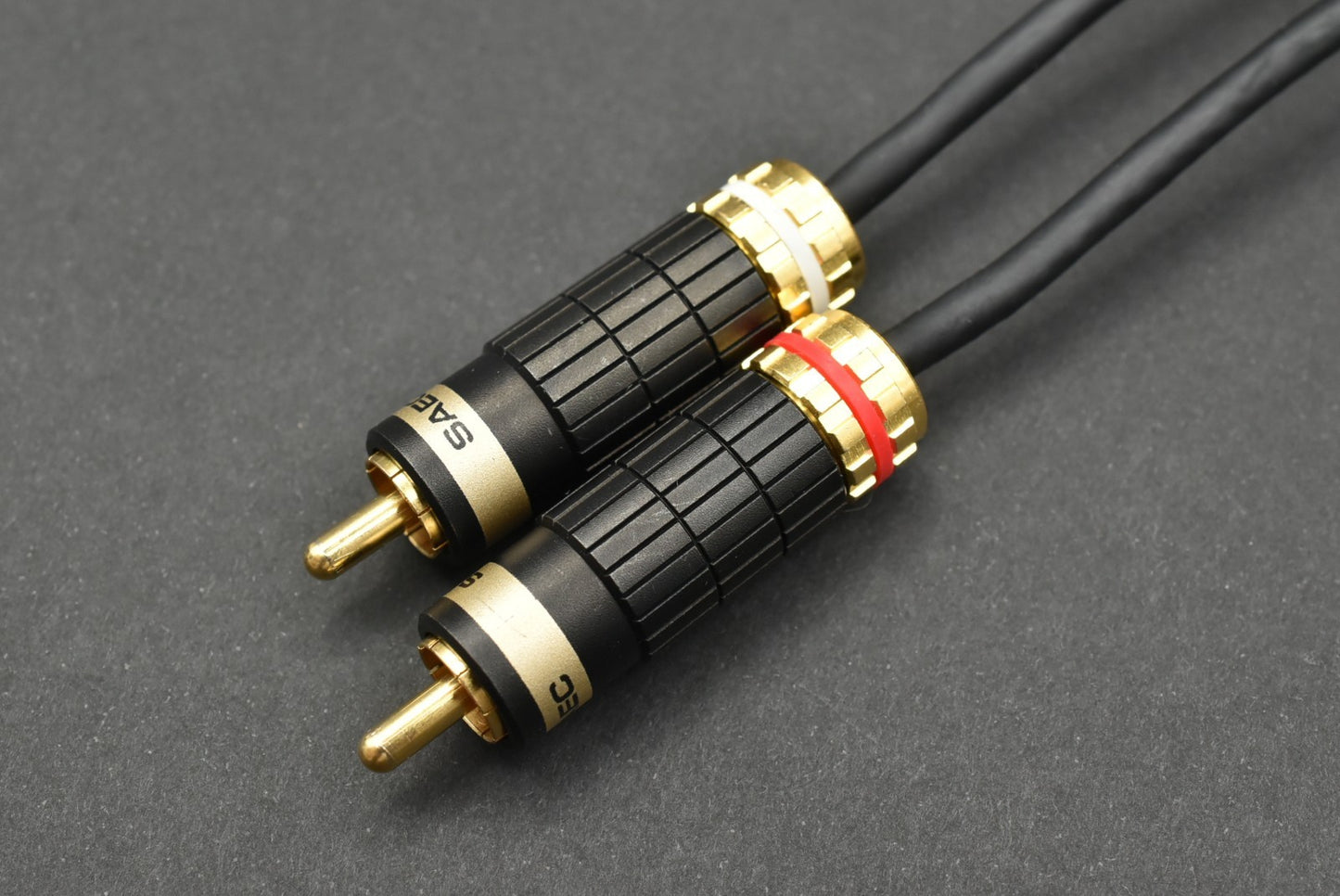 SAEC SCX-5000 D-R Tonearm Phono Cable – PC-Triple C (DIN 5-Pin to RCA,0.6m)