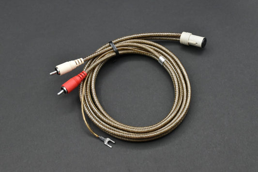 SAEC CX5006 Type A MC Cord 5pin Phono RCA Tonearm Cable / 1.5m.