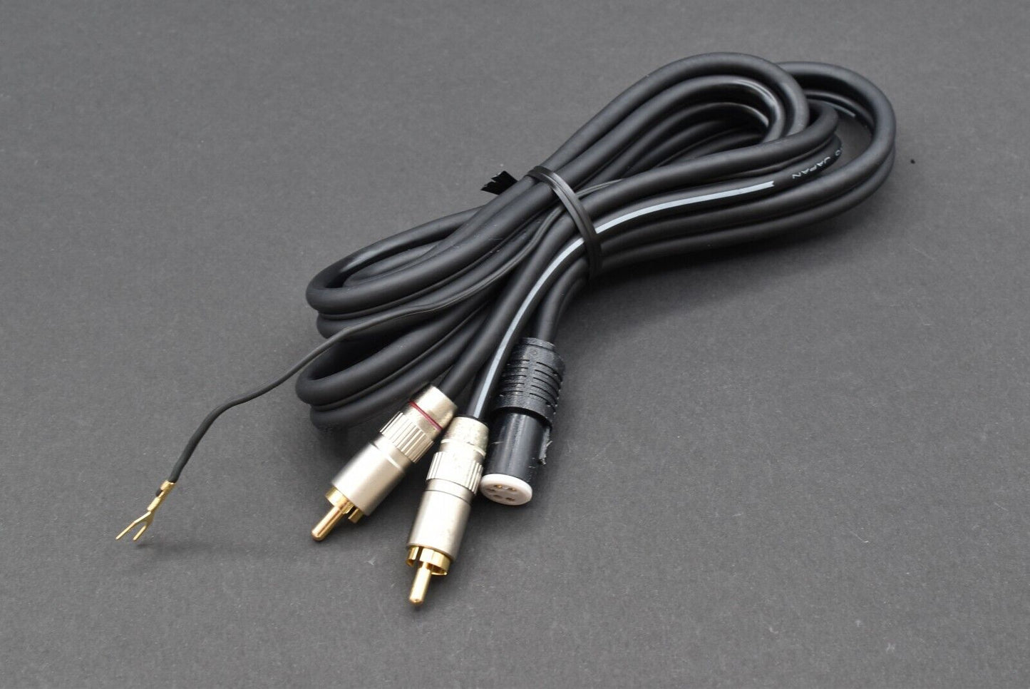 Fidelity Research FR SQX-1 Tonearm 5pin Phono Cord Cable for FR64,FR64S / 120cm