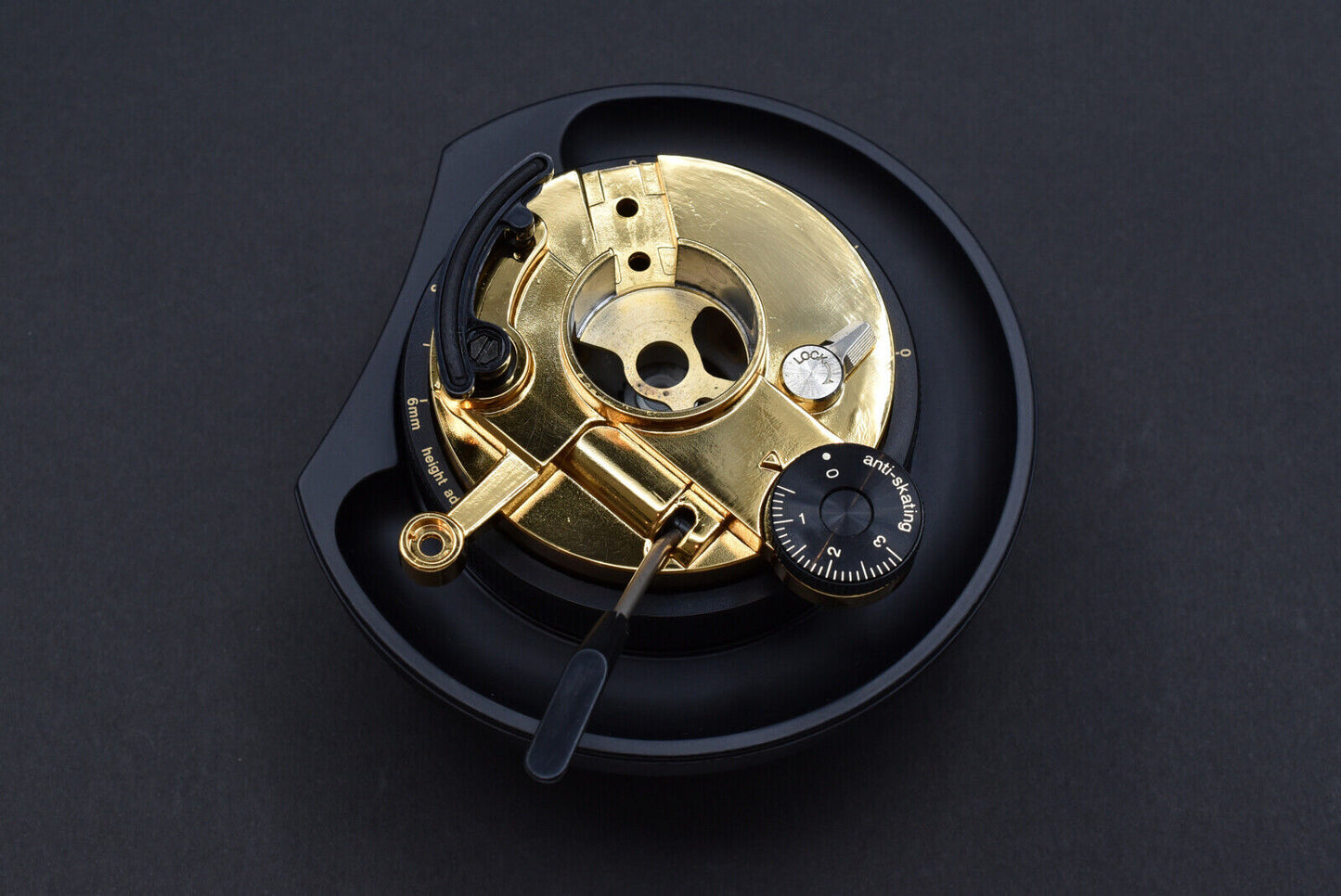 Technics Technics SL-1200 LTD Gold Tonearm Arm Base Assembly – precision tonearm – high-end arm for vintage turntables