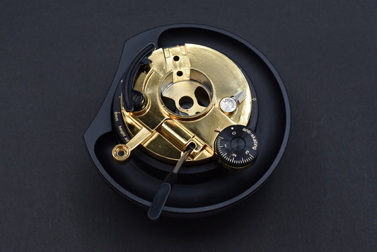 Technics Technics SL-1200 LTD Gold Tonearm Arm Base Assembly – precision tonearm – high-end arm for vintage turntables