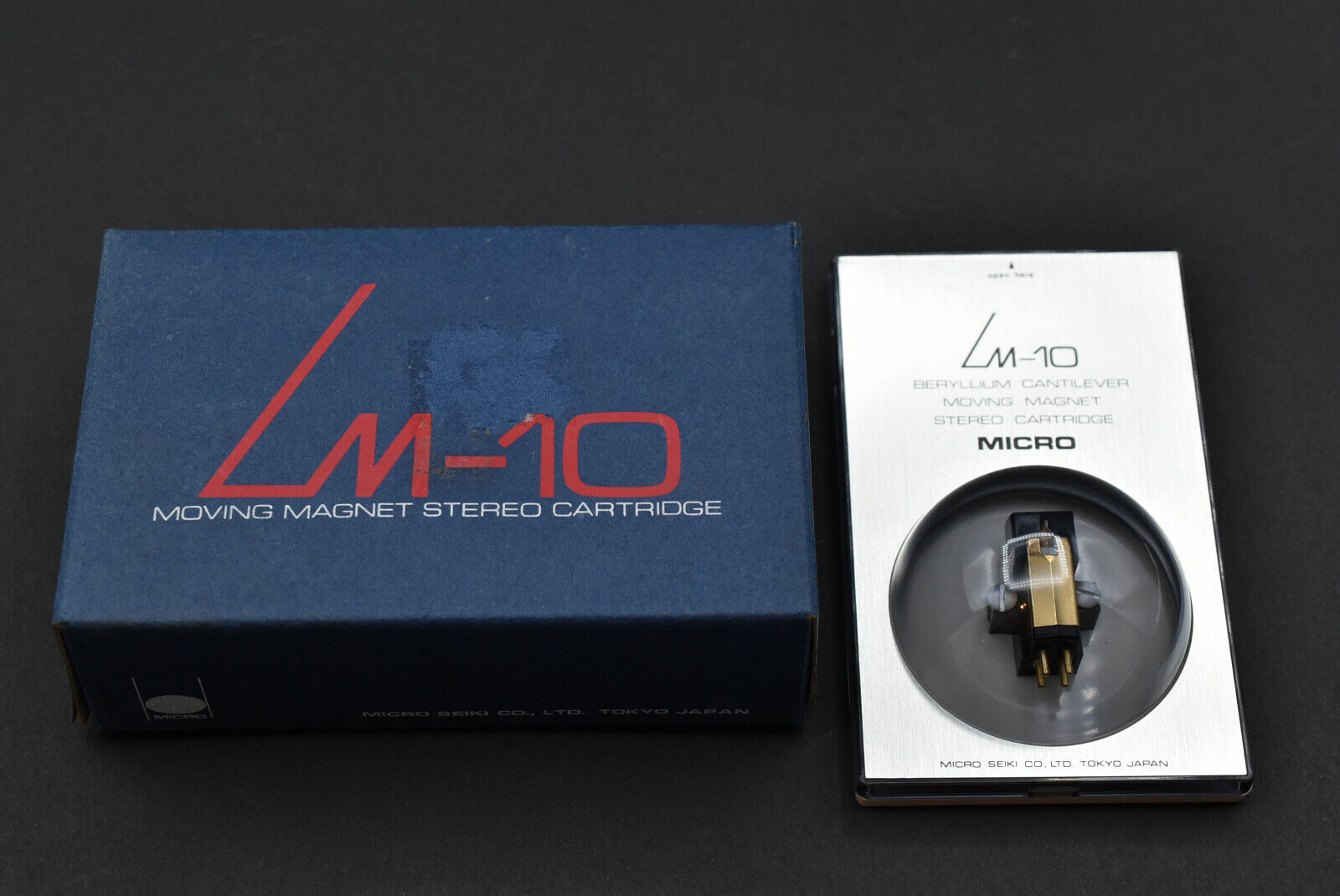 Micro Seiki MICRO LM-10 MM Cartridge "Silver Coil System" – phono cartridge or stylus – high-fidelity audio component for vinyl enthusiasts