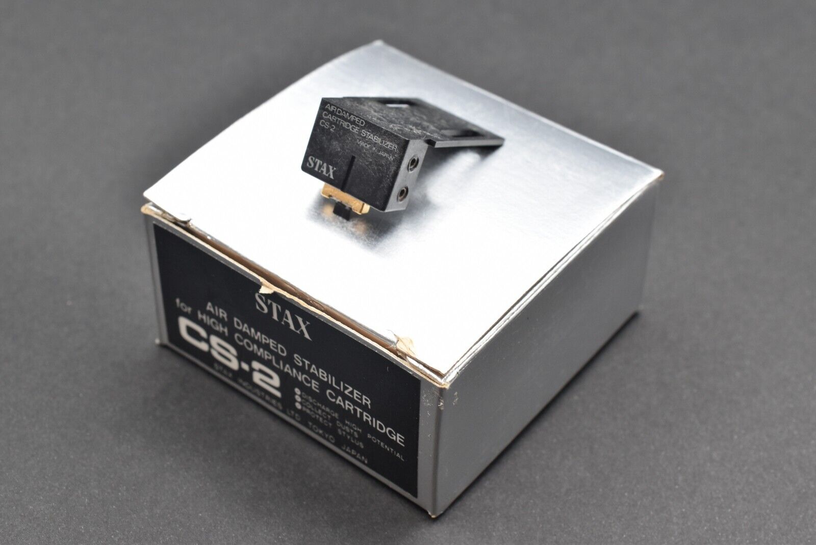 Stax STAX CS-2 Air Damped Stabilizer for High Compliance Cartridge – phono cartridge or stylus – high-fidelity audio component for vinyl enthusiasts