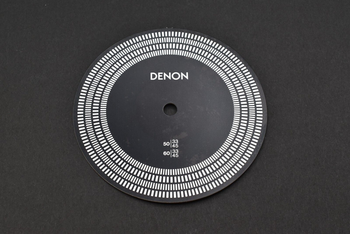 DENON DENON Strobe disc Stroboscope – vintage HiFi audio part from Japan