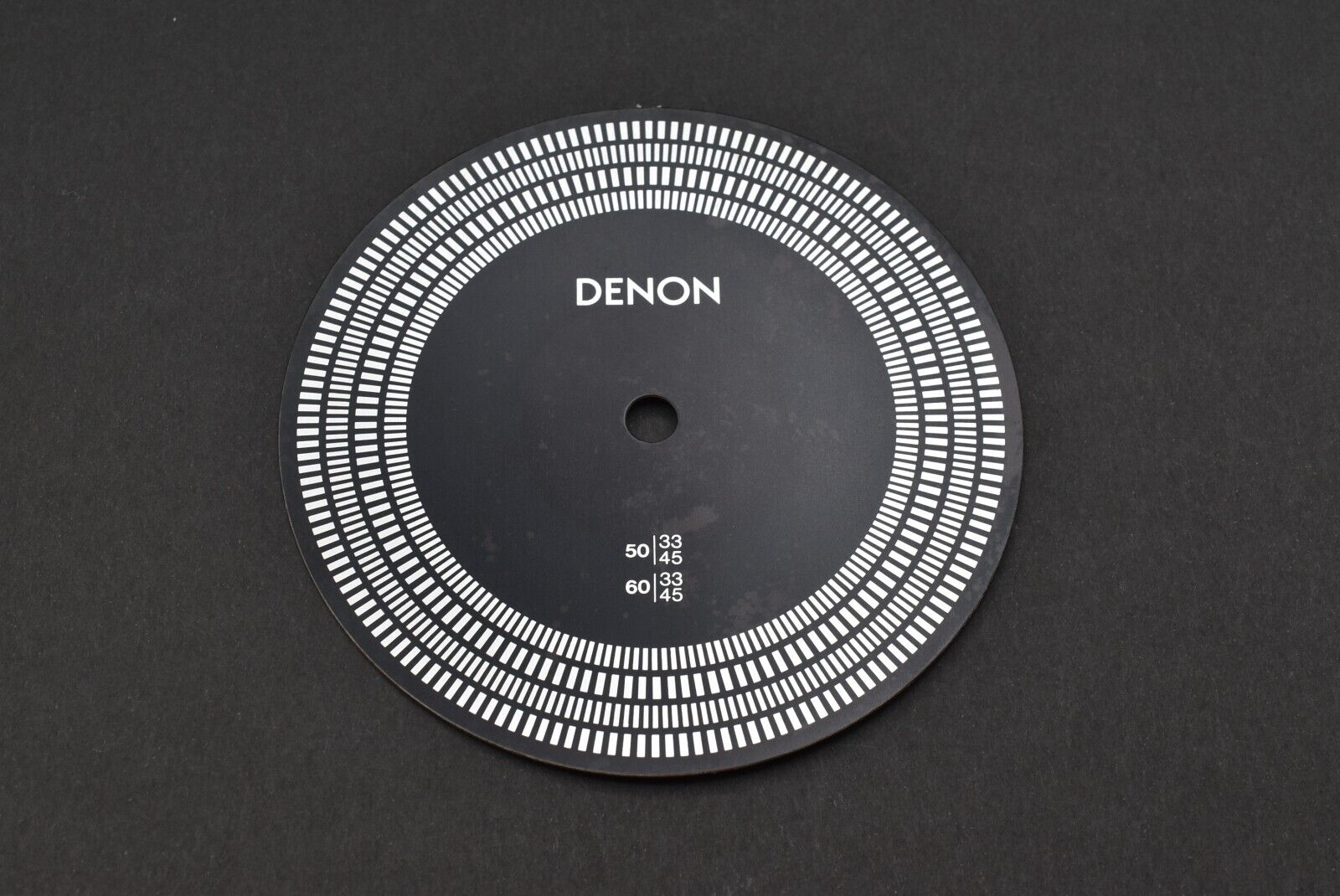 DENON DENON Strobe disc Stroboscope – vintage HiFi audio part from Japan