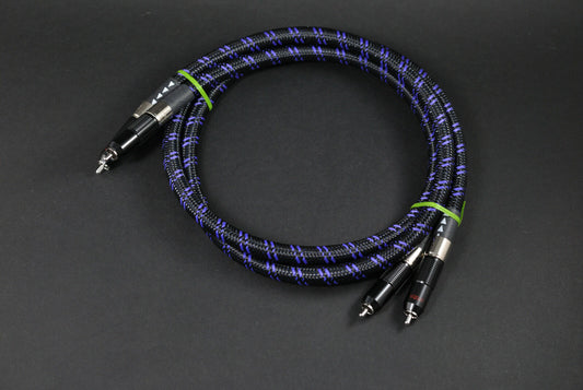 Ortofon Ortofon Reference 8NX 99.999999% 8NCu-Hybrid Interconnect Phono RCA Cable 1.0m – phono tonearm cable – audiophile-grade replacement cord for clear analog sound