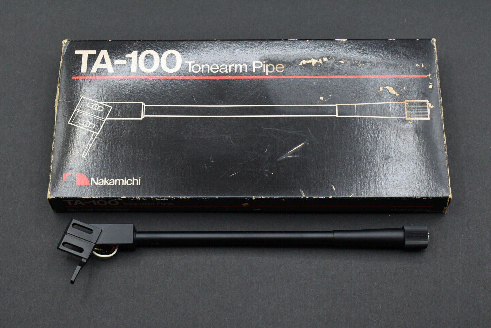 Nakamichi Nakamichi TA-100 Straight Tonearm Arm Pipe Tube for Dragon-CT – precision tonearm – high-end arm for vintage turntables