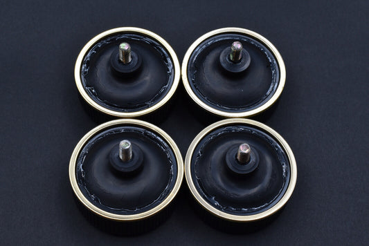 Technics Technics SL-1200 LTD Gold  insulator foot foots feet x 4pcs – turntable insulator foot – vibration damping and isolation for record players