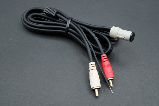 Micro Seiki OFC 5-Pin Tonearm Phono Cable DIN to RCA