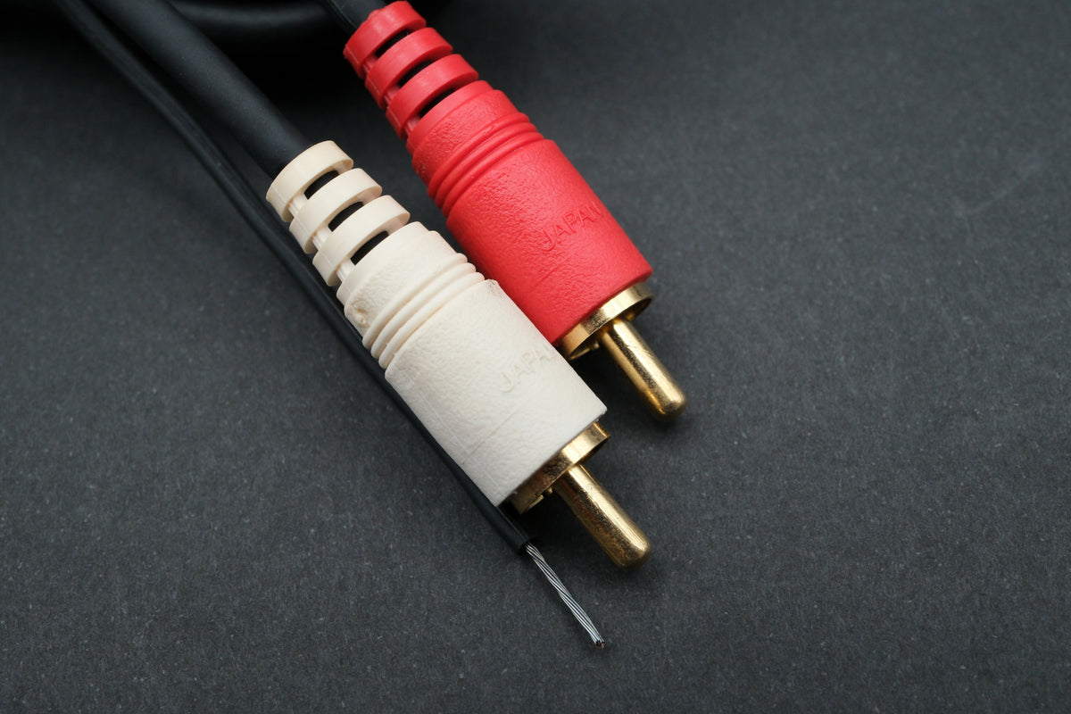 Micro Seiki OFC 5-Pin Tonearm Phono Cable DIN to RCA
