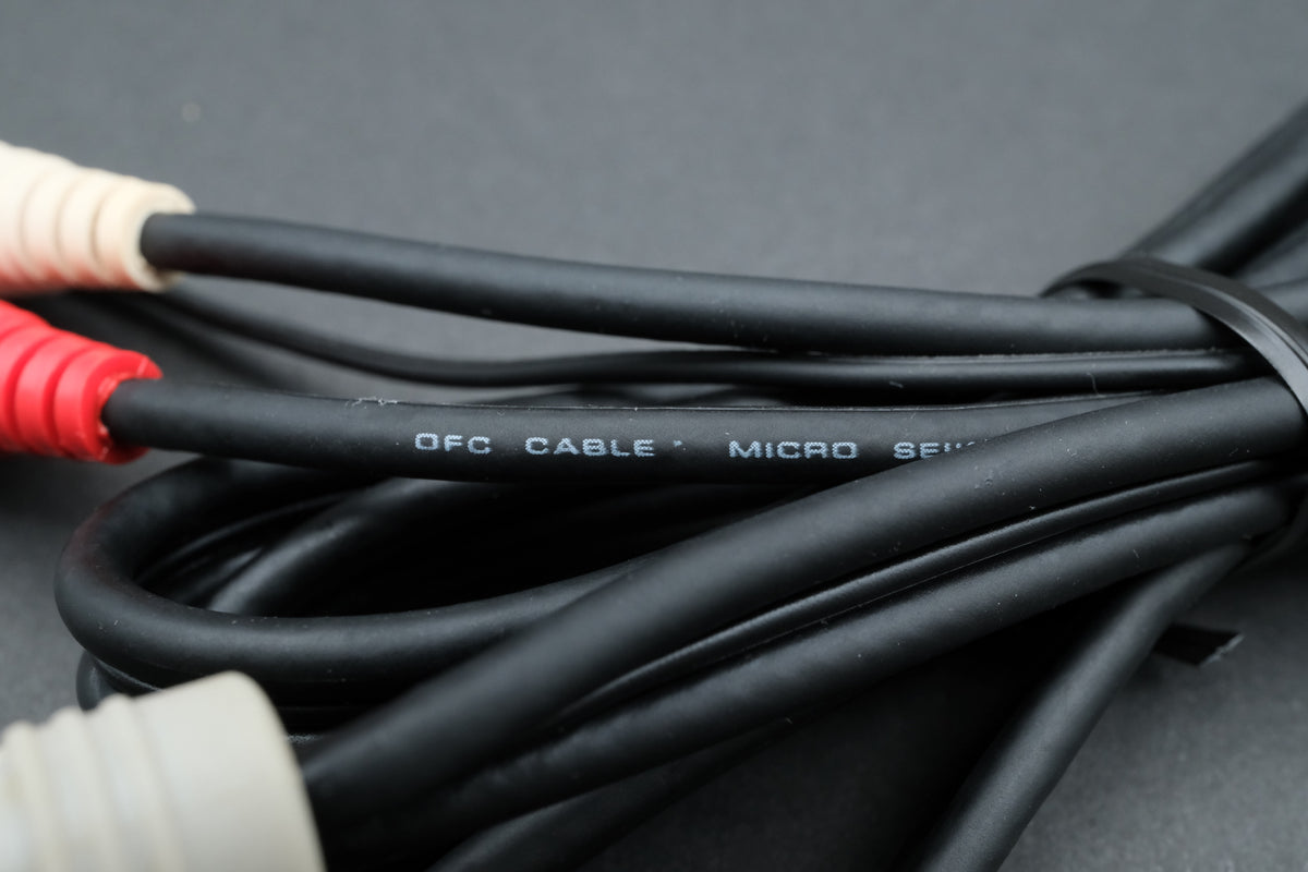 Micro Seiki OFC 5-Pin Tonearm Phono Cable DIN to RCA