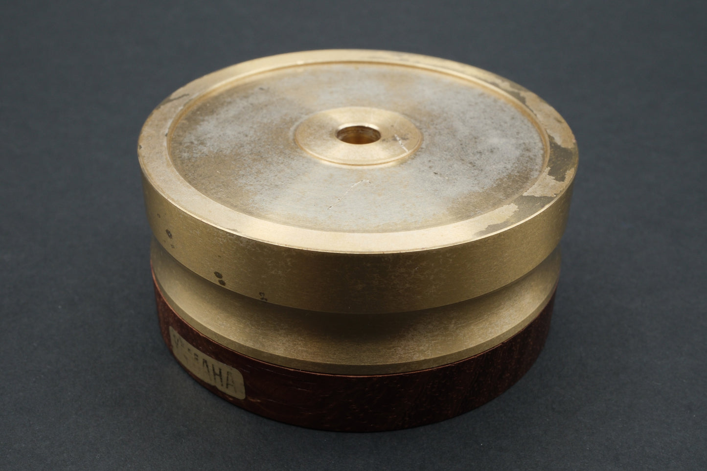 Yamaha YDS-3 Record Stabilizer – Brass & Wood Construction / 680g (03)
