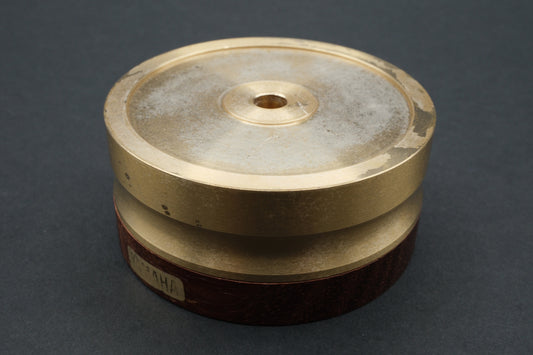 Yamaha YDS-3 Record Stabilizer – Brass & Wood Construction / 680g (03)