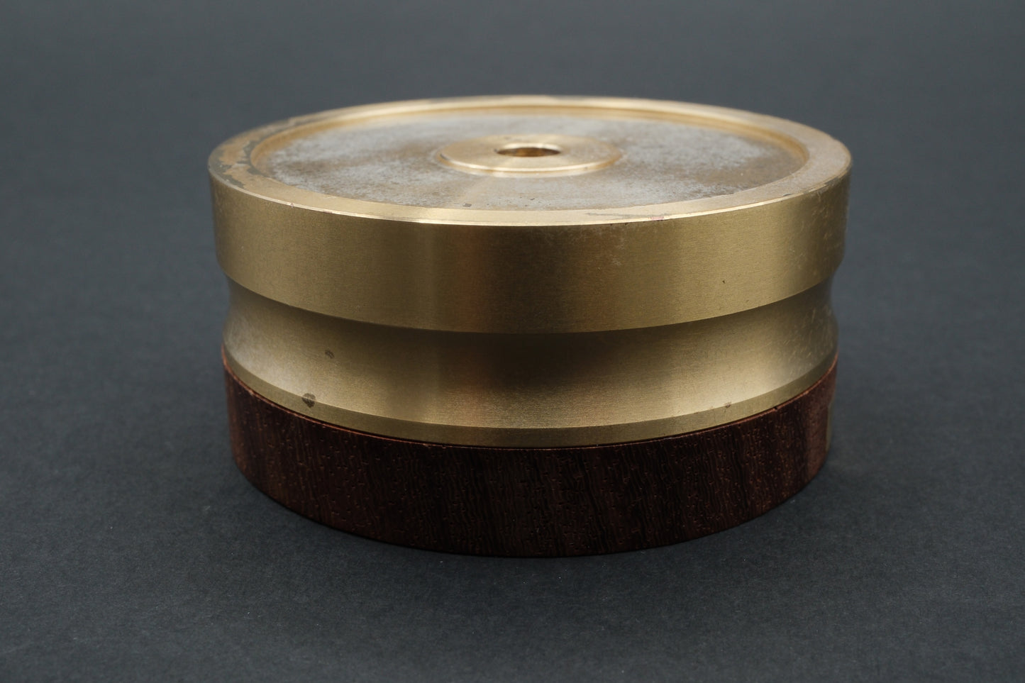 Yamaha YDS-3 Record Stabilizer – Brass & Wood Construction / 680g (03)