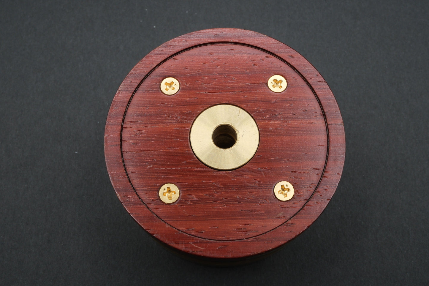 Yamaha YDS-3 Record Stabilizer – Brass & Wood Construction / 680g (03)