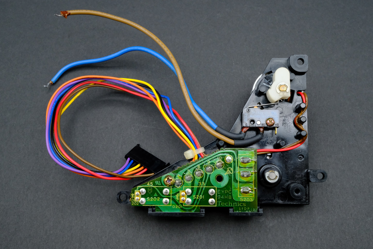 Technics SL-1200MK2 / SL-1200MK3 Power On/Off, Start/Stop & RPM Selector Assembly【Ships from US🇺🇸】