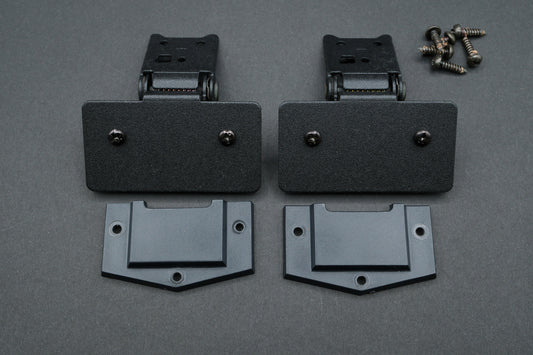 JVC Victor QL-Y5 / QL-Y7 / QL-Y55F / QL-A75 / QL-A95 Dust Cover Hinge Brackets – Pair【Ships from US🇺🇸】