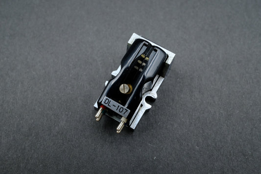 Denon DL-107 MM Cartridge – Silver Frame, Stylus Not Included