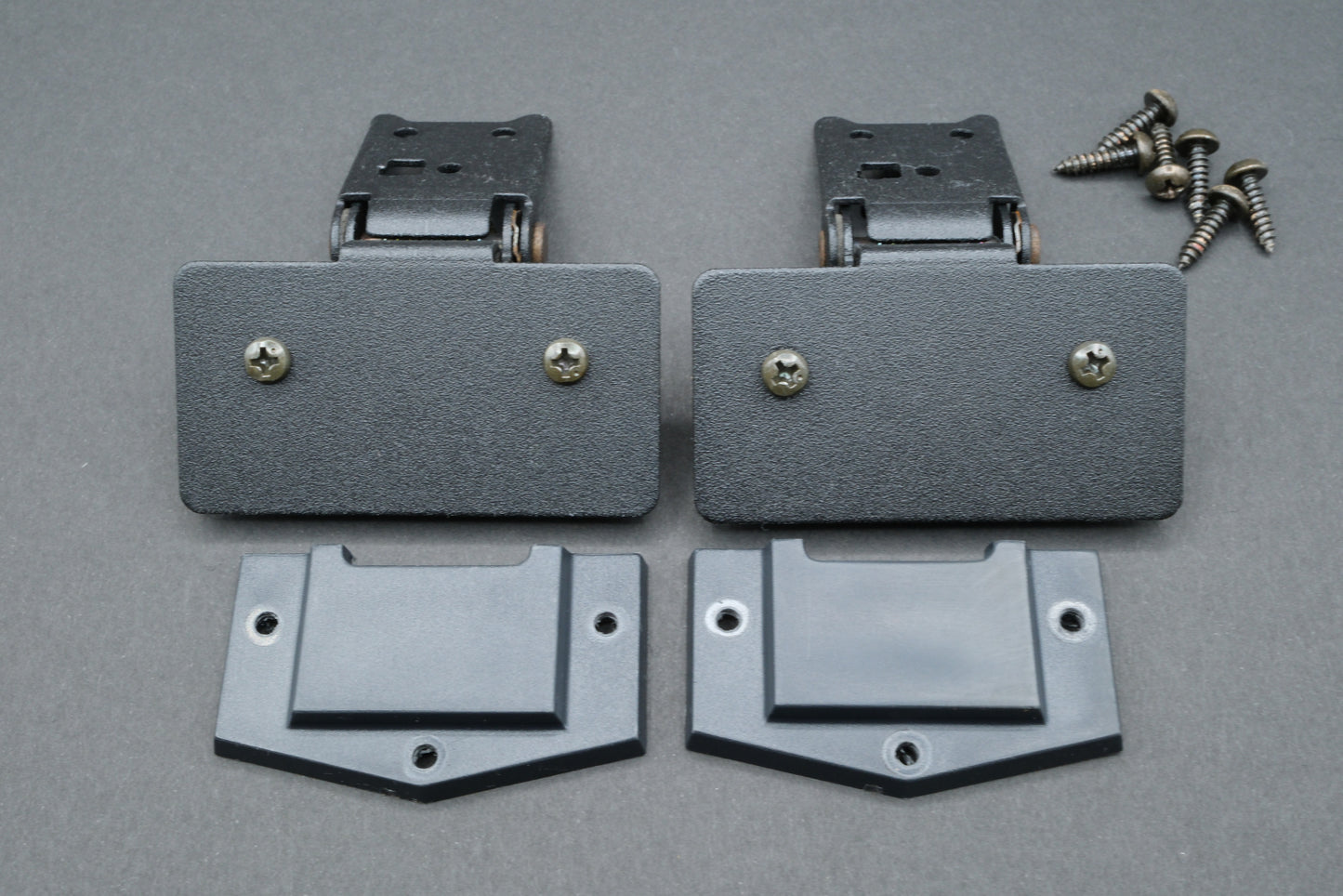 JVC Victor QL-Y5 / QL-Y7 / QL-Y55F / QL-A75 / QL-A95 Dust Cover Hinge Brackets – Pair