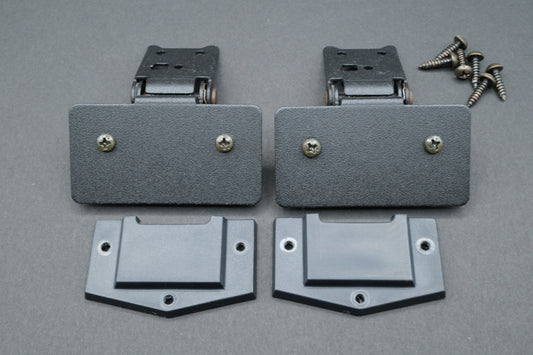 JVC Victor QL-Y5 / QL-Y7 / QL-Y55F / QL-A75 / QL-A95 Dust Cover Hinge Brackets – Pair