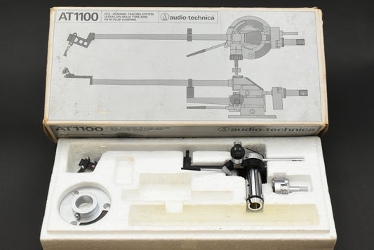 Audio-Technica AT-1100 Straight Tonearm with ASP-1 Base – Pure Silver Lead Wires