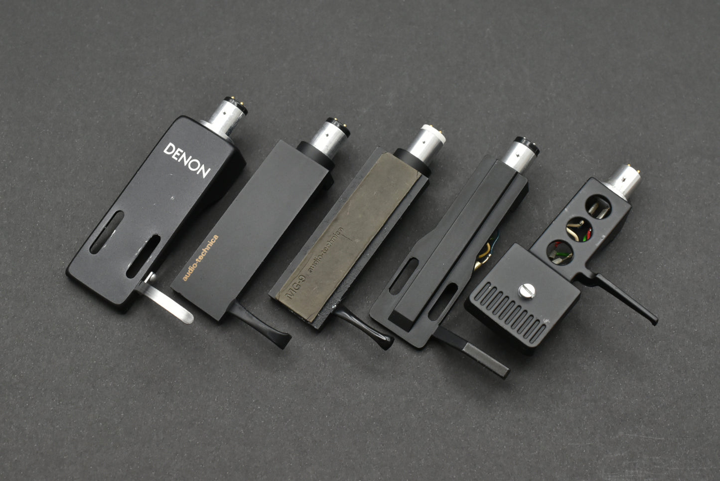 Headshell Set of 5 – Audio-Technica MG-10,MG-9, Technics SH-98, Denon PCL-3【Ships from US🇺🇸】