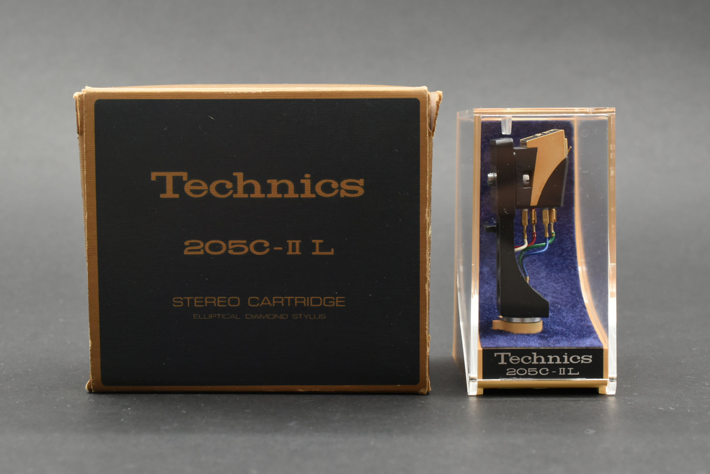 Technics EPC-205C-IIL MM Cartridge with SH-98 Headshell – Titanium Pipe Cantilever