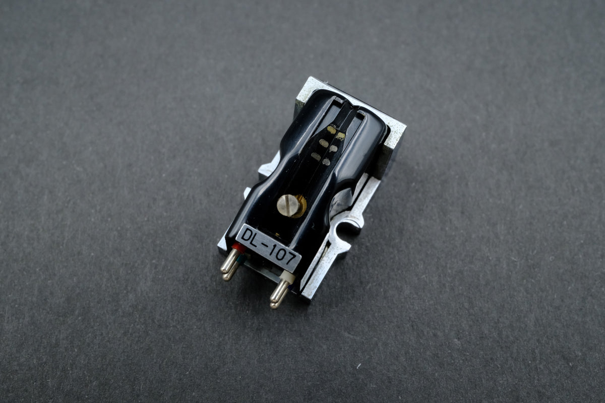 Denon DL-107 MM Cartridge – Silver Frame, Stylus Not Included