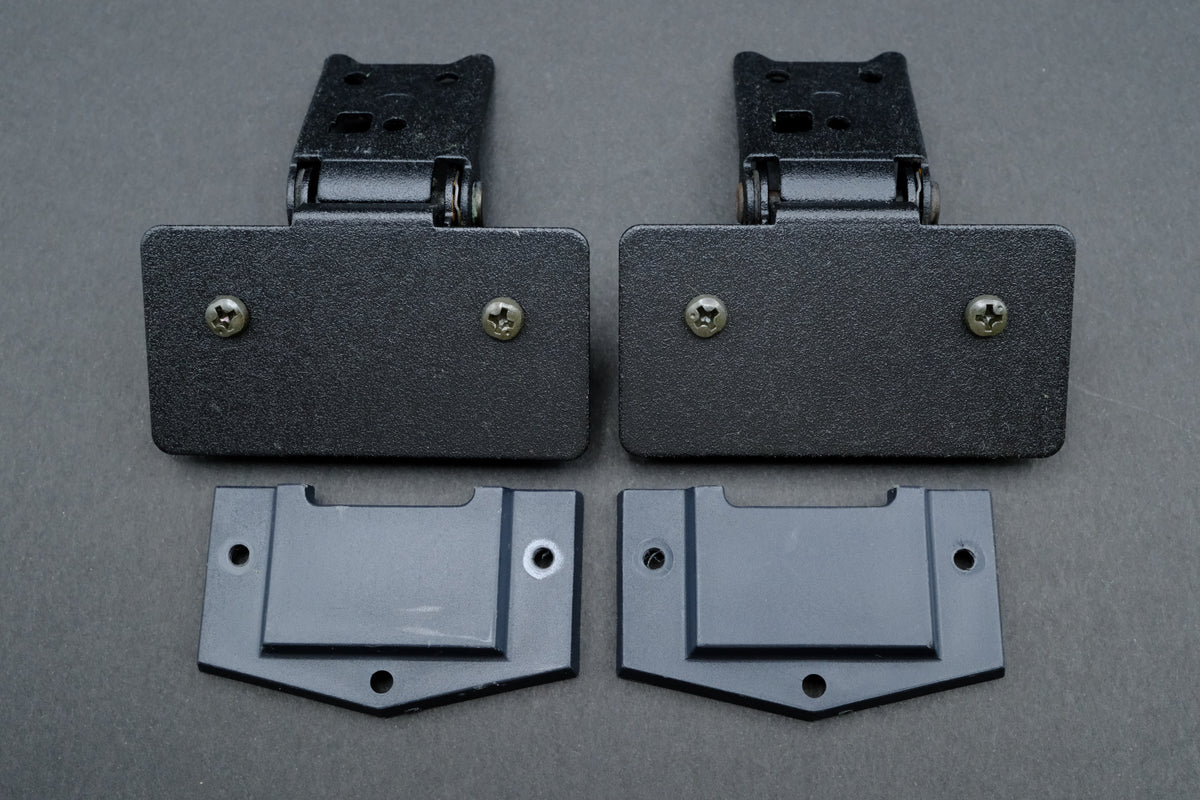 JVC Victor QL-Y5 / QL-Y7 / QL-Y55F / QL-A75 / QL-A95 Dust Cover Hinge Brackets – Pair
