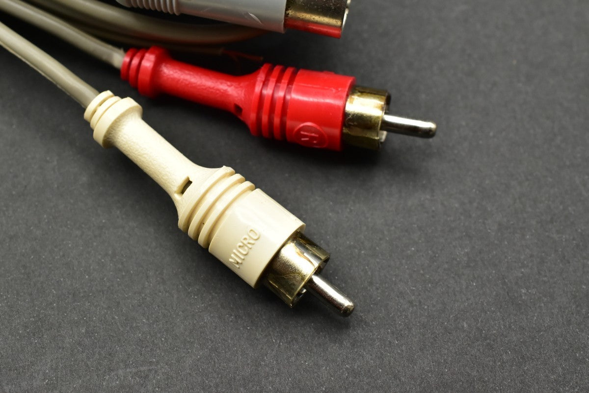 Micro Tonearm Cable -The socket shape is the same as old Ortofon tonearm