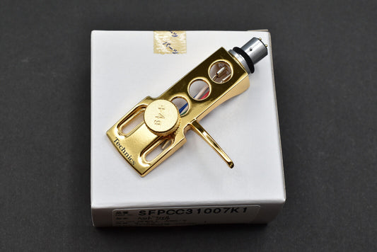 Technics NOS! Original Technics SL-1200 LTD GLD Gold Headshell – turntable headshell – precision mounting accessory for cartridges