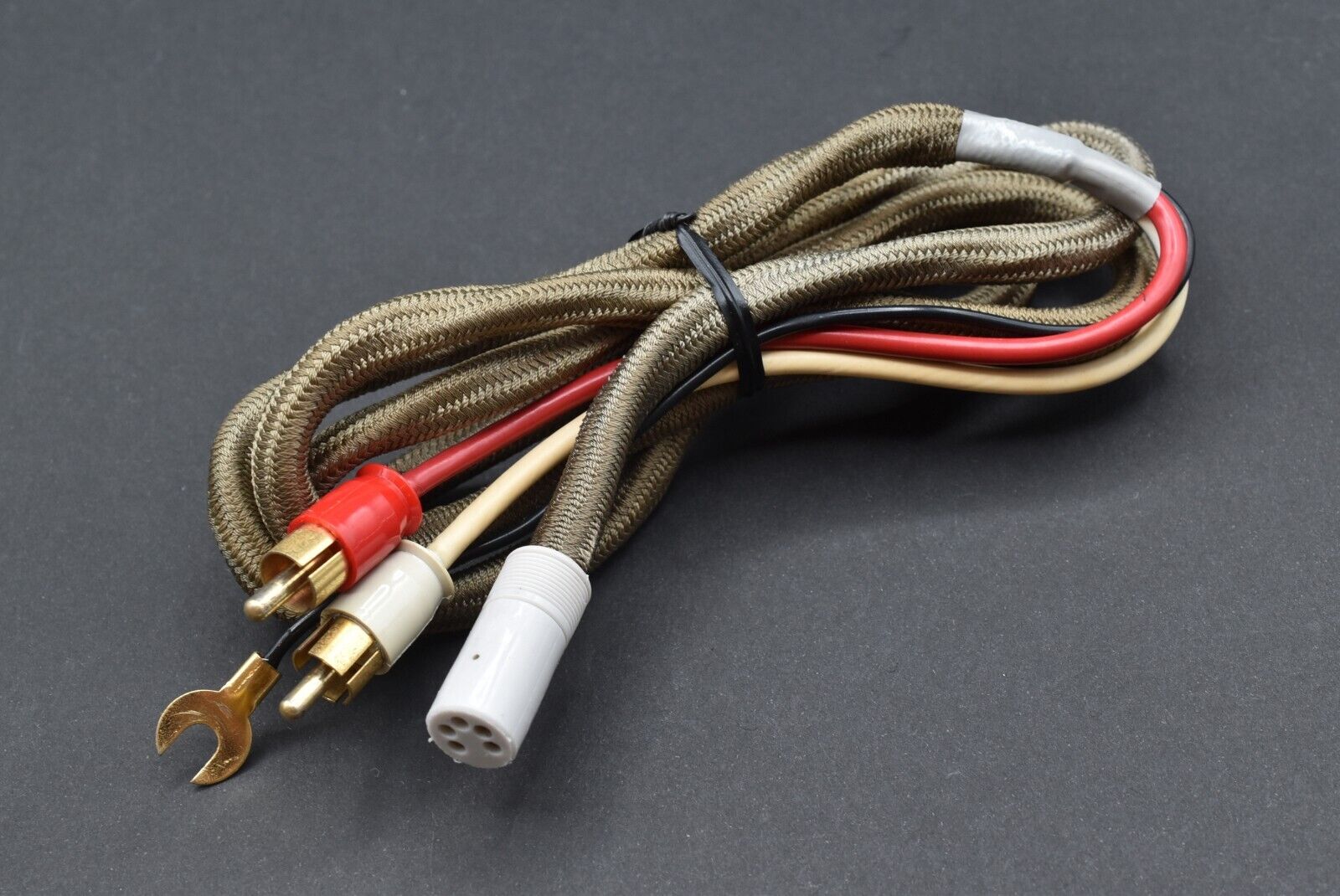 Vintage Tonearm arm 5pin Phono Cord Cable Technics,DENON,MICRO,AudioTechnica