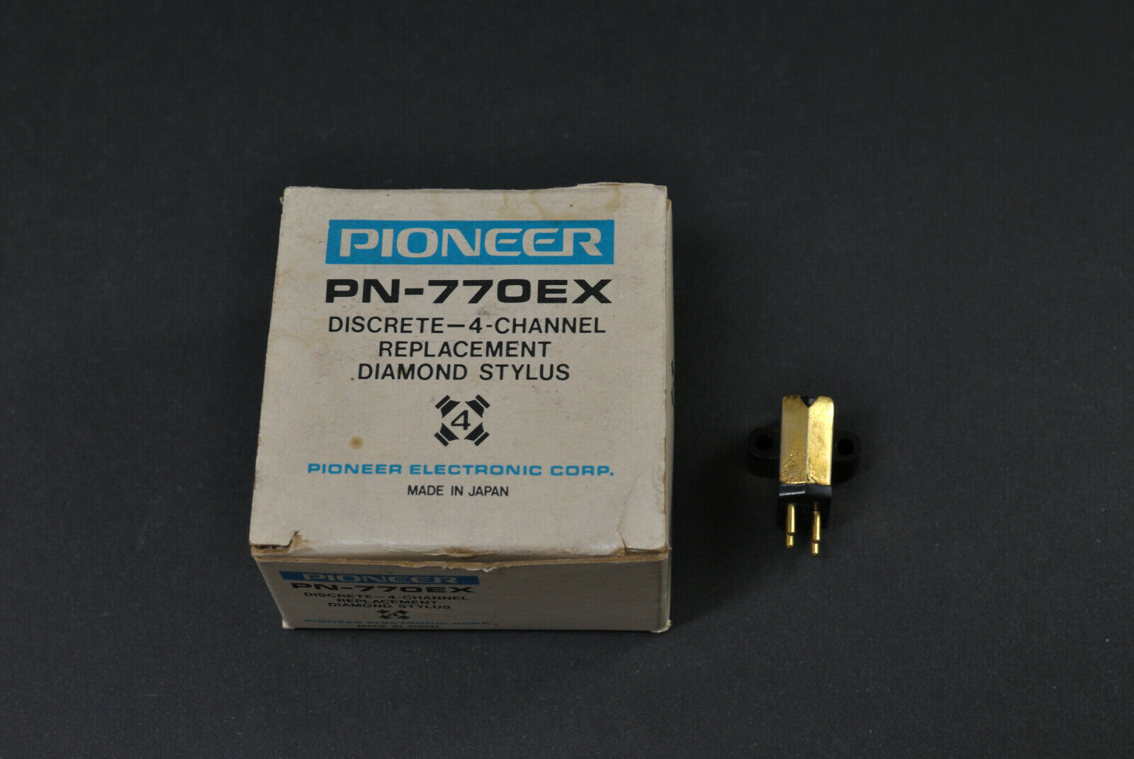 Pioneer PC-770EX Discrete 4ch MM Cartridge with MIB! Original stylus PN-770EX