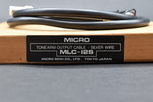 Load image into Gallery viewer, MICRO MLC-12S Tonearm Cable **Silver Wire** / Micro Seiki
