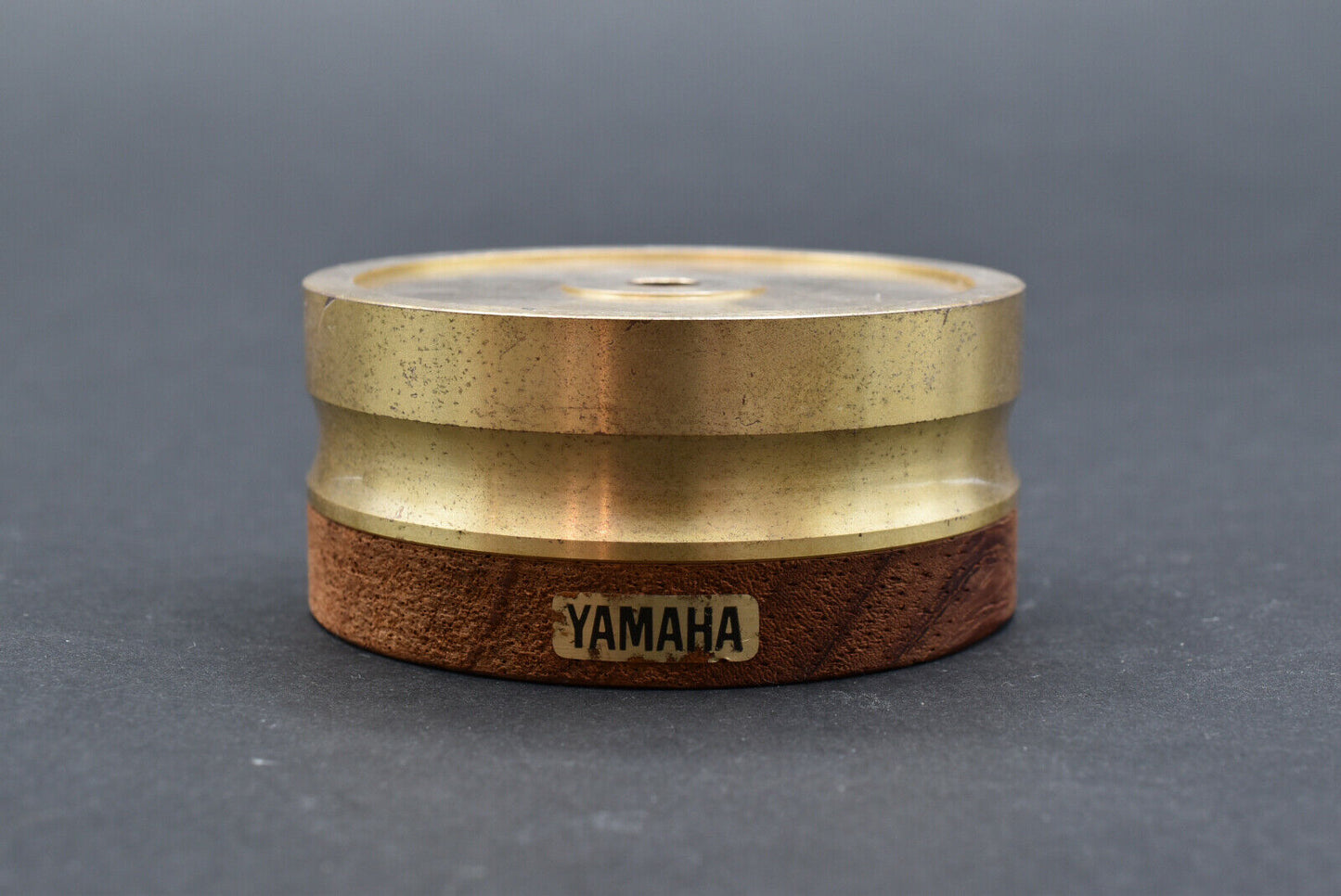 YAMAHA YDS-3 Recorder Disc Stabilizer Made by Brass and Wood / 680g