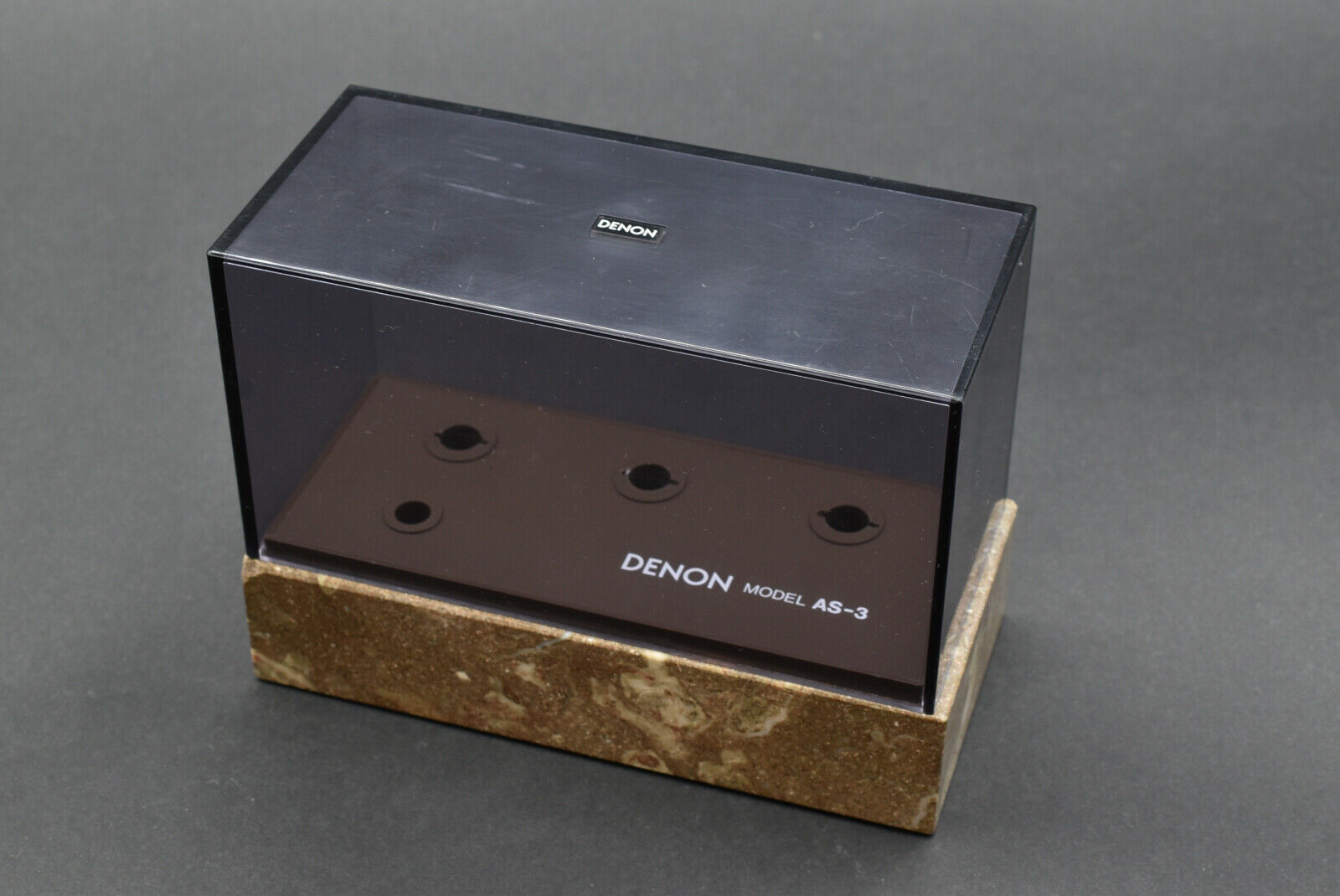DENON AS-3 Headshell shell Cartridge Keeper Case Box Holder