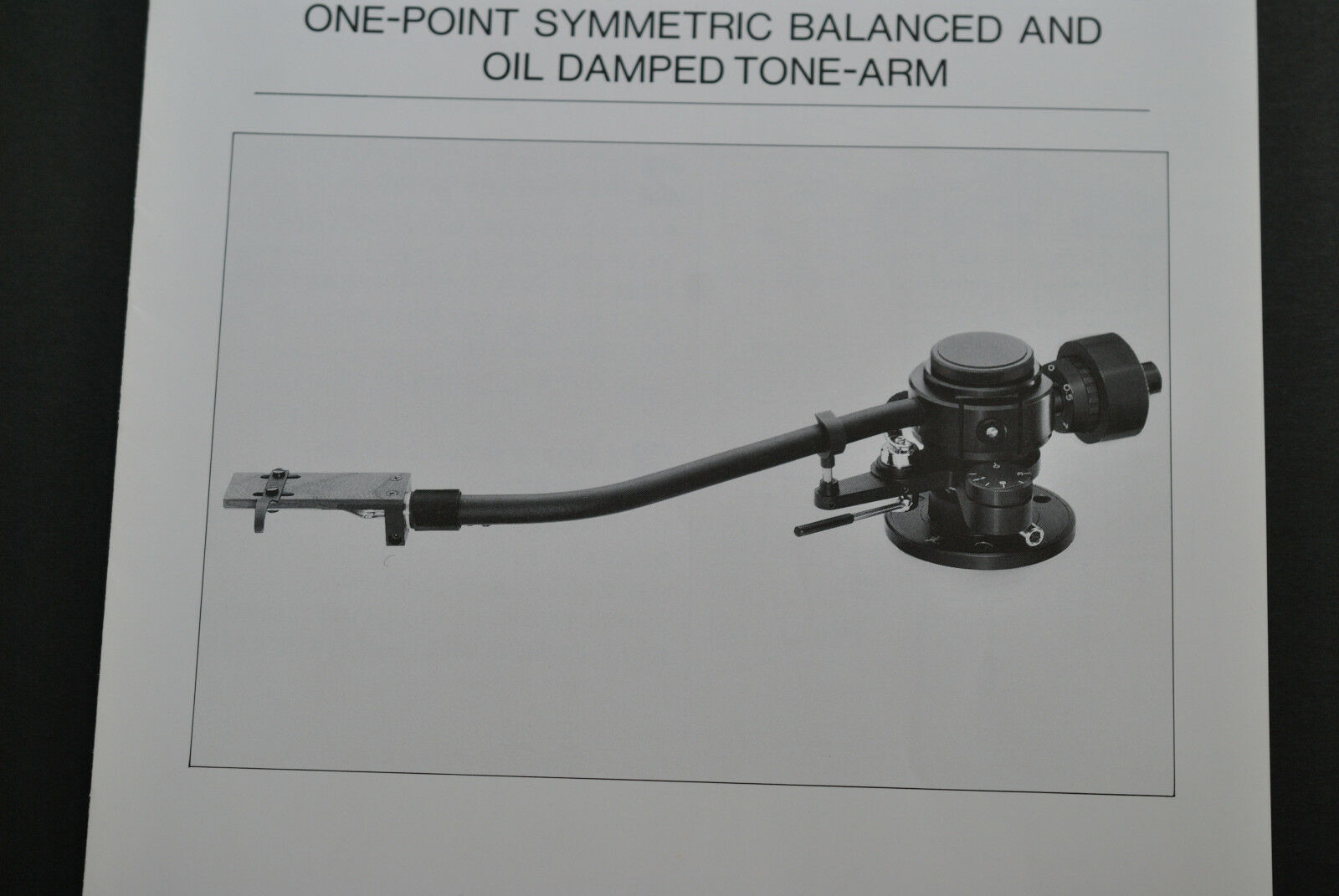 MIB! Koetsu SA-1100D MKIII One-Point Symmetric Balance and Oil